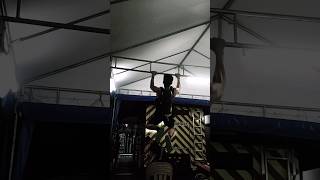 7 pullups SCBA drager firefighter firetruck pullups shortvideo [upl. by Enyedy]