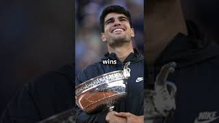 quotAlcaraz Conquers Clay 🎾  Epic French Open 2024 Highlightsquot carlosalcaraz youtubeshorts [upl. by Nosnibor]