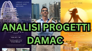 Comparazione di 2 progetti immobiliari di DAMAC a DUBAI Prezzi al Metro Quadro [upl. by Elocan]