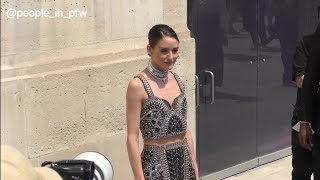 Olivia Palermo  Elie Saab Haute Couture FW 2425 fashion show in Paris  26062024 [upl. by Esnahc805]