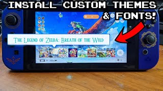 Custom Themes Nintendo Switch TUTORIAL [upl. by Ailegave]