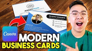 How to Design a Professional Business Card in Canva Full Tutorial [upl. by Elleinad]