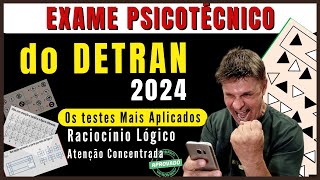 EXAME PSICOTÉCNICO DO DETRAN 2024 TESTE PSICOTÉCNICO DETRAN 2024 PSICOTESTE 2024 [upl. by Lazar]