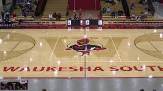 Waukesha South High School vs New Berlin West High School Mens Freshman Basketball [upl. by Aihsemek254]