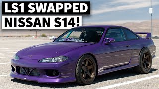 The Silvette an S15Faced Nissan 240sx Drag Car With a Built LS Supercharger and Meat in the Back [upl. by Omura]