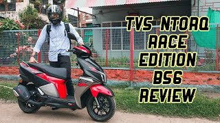 TVS Ntorq 125 Race Edition BS6 Review  Scooter For Youth [upl. by Aihsal351]