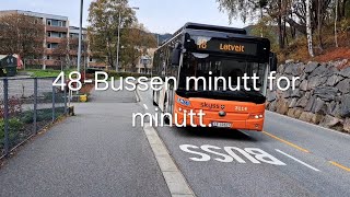 48Bussen minutt for minutt 🇧🇻 [upl. by Einial]