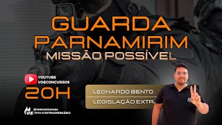 Concursos Guarda Parnamirim Aulão de Legislação Extravagante [upl. by Attenrad]