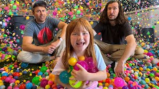 RAiNBOW EXPLOSiON with Mark Rober and Adley Crazy Science Day at Crunchlabs Rockets amp ice cream [upl. by Reinhardt]