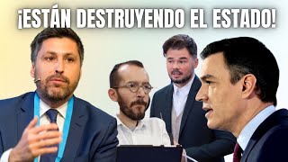 José Rosiñol atiza al Gobierno de Pedro Sánchez “Están destruyendo el Estado” [upl. by Schwing]