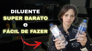 Diluente CASEIRO para TATUAGEM Só 2 INGREDIENTES FIZ EM MENOS DE 5 MINUTOS ❗ [upl. by Leduar]