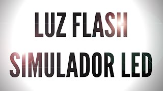 LUZ FLASH 🎇DISCO LIGHT Simulador Led  10 HORAS Ambiente Fiesta ✨ [upl. by Juna]