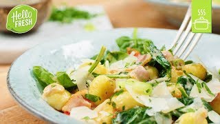 Gnocchi mit Bärlauchpesto  Schnelle Rezepte [upl. by Llevert]