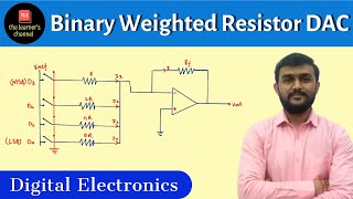 Binary Weighted Resistor DAC  in Hindi [upl. by Yardna]