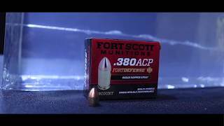 Fort Scott Munitions 380 ACP 95 gr vs Ballistics Gel [upl. by Elehcin]