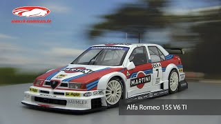 ckmodelcarsvideo A Nannini Alfa Romeo 155 V6 TI Alfa Corse DTM  ITC 1995 118 WERK83 [upl. by Erised621]