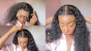 COMMENT POSER SA PERRUQUE PARFAITEMENT COUPER SA TULE  COLLE ETC SUPER DÉTAILLÉ  FT AYIYI HAIR [upl. by Nnorahs]