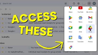 How to Open Google Drive amp Google Calendar from Gmail [upl. by Nitsir]