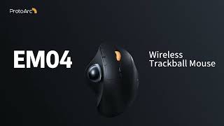 Best Budget Trackball Mouse 2024 ProtoArc EM04 Ergonomic Bluetooth Trackball Mouse [upl. by Moretta]