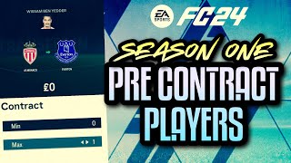 FC 24 1ST SEASON CONTRACT EXPIRY PLAYERS [upl. by Abehsile]