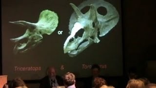 Are Torosaurus and Triceratops the same dinosaur smackdown at the Peabody [upl. by Milas]