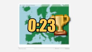 europe in 23 seconds former world record [upl. by Eneles]