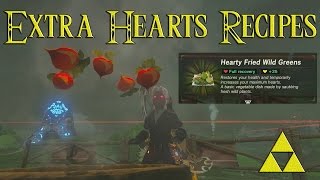 Extra Heart Recipes Guide Zelda Breath of the Wild [upl. by Anthe]