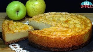 TARTA DE MANZANA MUY FÁCIL Loli Domínguez  Receta fácil Paso a paso Tutorial [upl. by Adelaja]