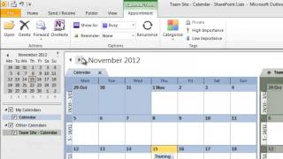 Connecting SharePoint 2010 Calendar to Outlook [upl. by Deery]