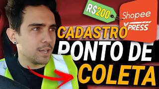 Como Virar PONTO DE COLETA SHOPEE XPRESS  Cadastro Passo a Passo [upl. by Kilby]