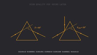 Physics Diagrams in latex  tikz  Prism [upl. by Ydnem]