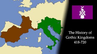 The History of the Gothic Kingdoms Every Year [upl. by Enortna]