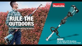 Makita DUX60 18Vx2 Cordless Brushless MultiFunction Power Head [upl. by Corine]