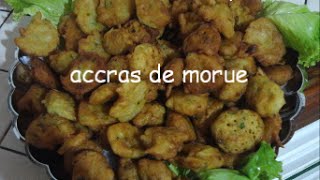 Recette Antillaise  Accras De Morue [upl. by Poul]