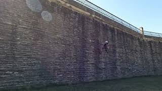 30 foot 91m rappel at Eden Park in Cincinnati [upl. by Rossner]