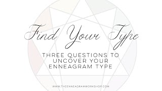 Figuring out your Enneagram type in three questions [upl. by Auohp855]