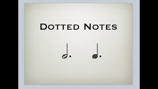 Free Music Theory  Dotted Notes Explained [upl. by Yreneh]