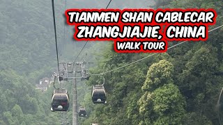 Tianmen Mountain Cableway in Zhangjiajie China [upl. by Eimor]