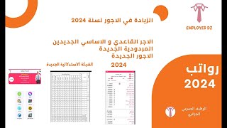 employerdz الزيادة في الاجور 2024 الراتب و المردودية الجديدتين [upl. by Kirbie609]