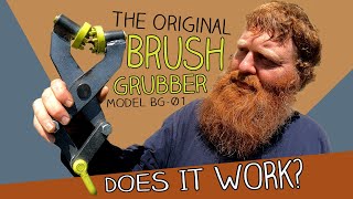 The Original Brush Grubber BG01  Removing Trees and Pulling Stumps [upl. by Sualkin409]