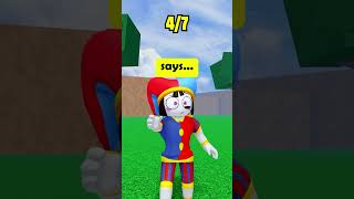 🤡 SIMON SAYS WITH POMNI FROM AMAZING DIGITAL CIRCUS 🐶 shorts [upl. by Us]