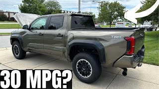 Will The 2024 Toyota Tacoma Really Get These INSANE MPG Numbers [upl. by Sharia]