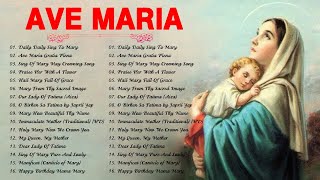 Classic Marian Hymns Sung in Gregorian Ambrosian and Gallican Chants  Ave Maris Stella  ave maria [upl. by Imer957]