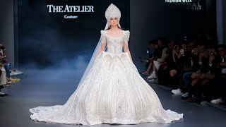 The Atelier Bridal Spring 2025  Barcelona Bridal Fashion Week [upl. by Ohs]