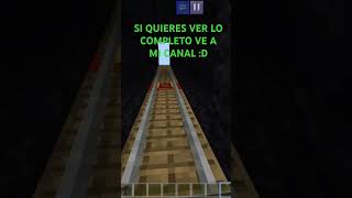 Minecraft montaña rusa minecraft viralvideo montañarusa montañarusa [upl. by Arhat]