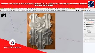 SKETCHUP TUTORIAL  MAKING COMPLEX MODEL [upl. by Llennhoj460]