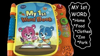 My First Word Vtech Babies 1st Book  Noises amp Sounds [upl. by Oigaib438]