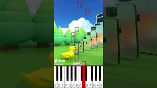 Duckling Vs Domino Effect 😮 packyfilm  Octave Piano Tutorial [upl. by Ikcaj347]