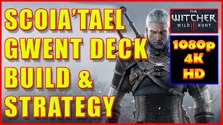 Witcher 3  Scoiatael Gwent Deck Build Strategy  4K Ultra HD [upl. by Adnov]