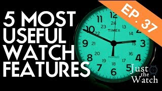 5 Most USEFUL FeaturesComplications on Modern Watches [upl. by Rebmak759]